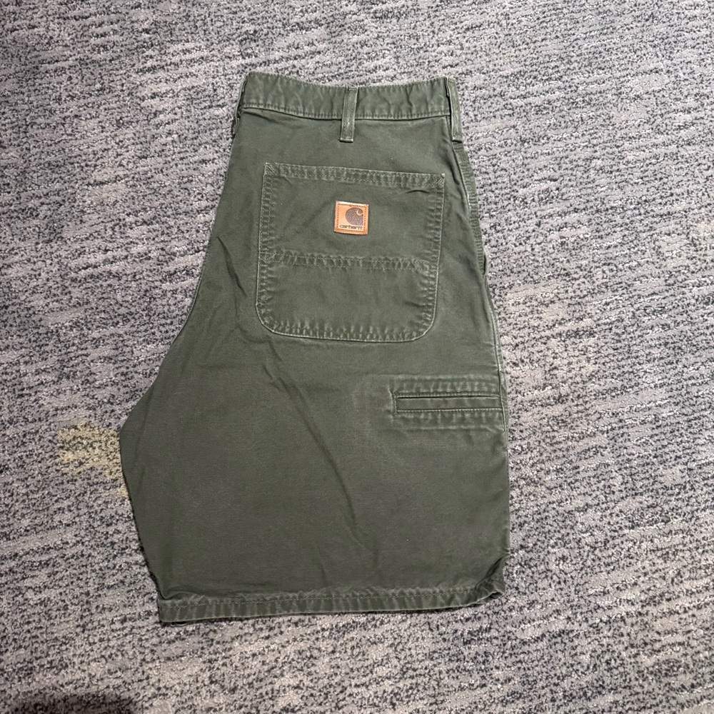 Carhartt Olive Green Cargo Shorts